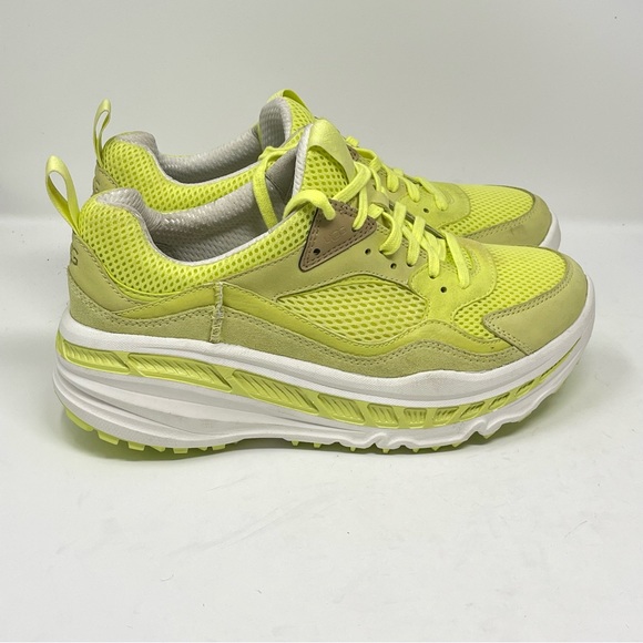 Ugg Low Mesh CA805 Shoes Mens 8 EU 41 Yellow White Chunky Sneakers 1108037 - Picture 1 of 16